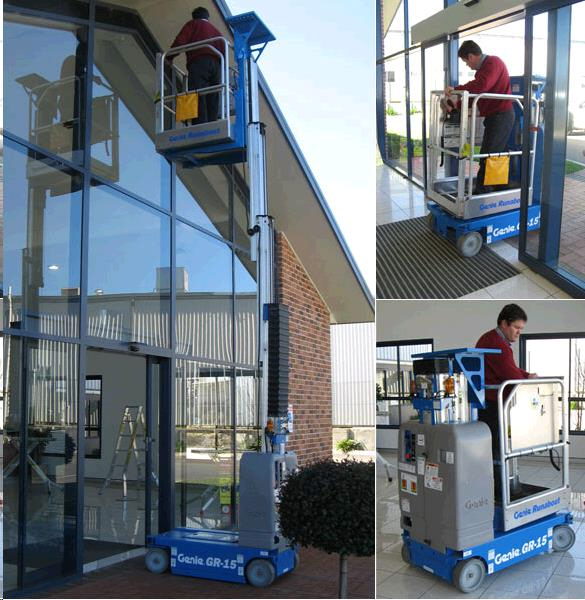 15 FOOT SCISSOR LIFT ELEC GENIE GR15 Rentals Grand Forks ND, Where to